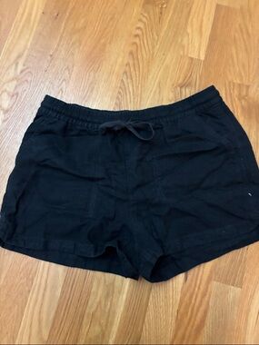 J. Crew Black Drawstring Athletic Shorts